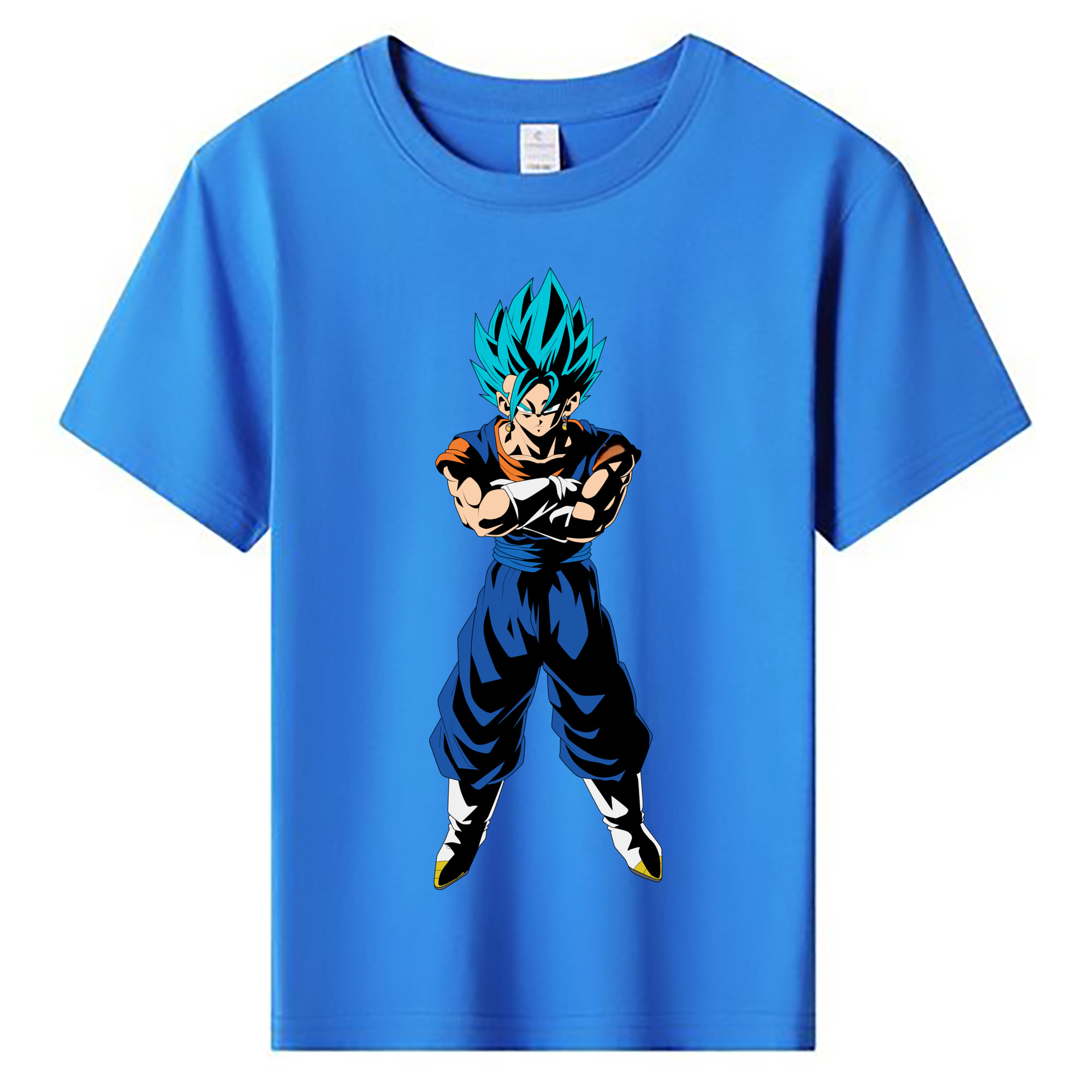 （画像用） ドラゴンボール ベジット DRAGON BALL Vegetto 綿100％キッズTシャツ（フロントプリント）